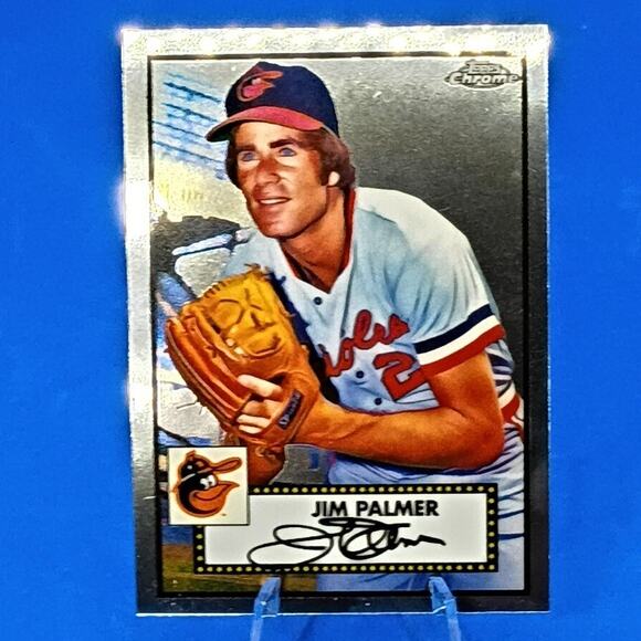 2021 Topps Chrome Platinum Anniversary - Jim Palmer #533 - Picture 2 of 4